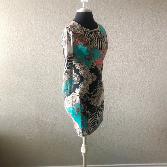 B. Darlin Abstract Pattern Women's Dress - Picture 4 of 5